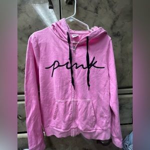pink zip up